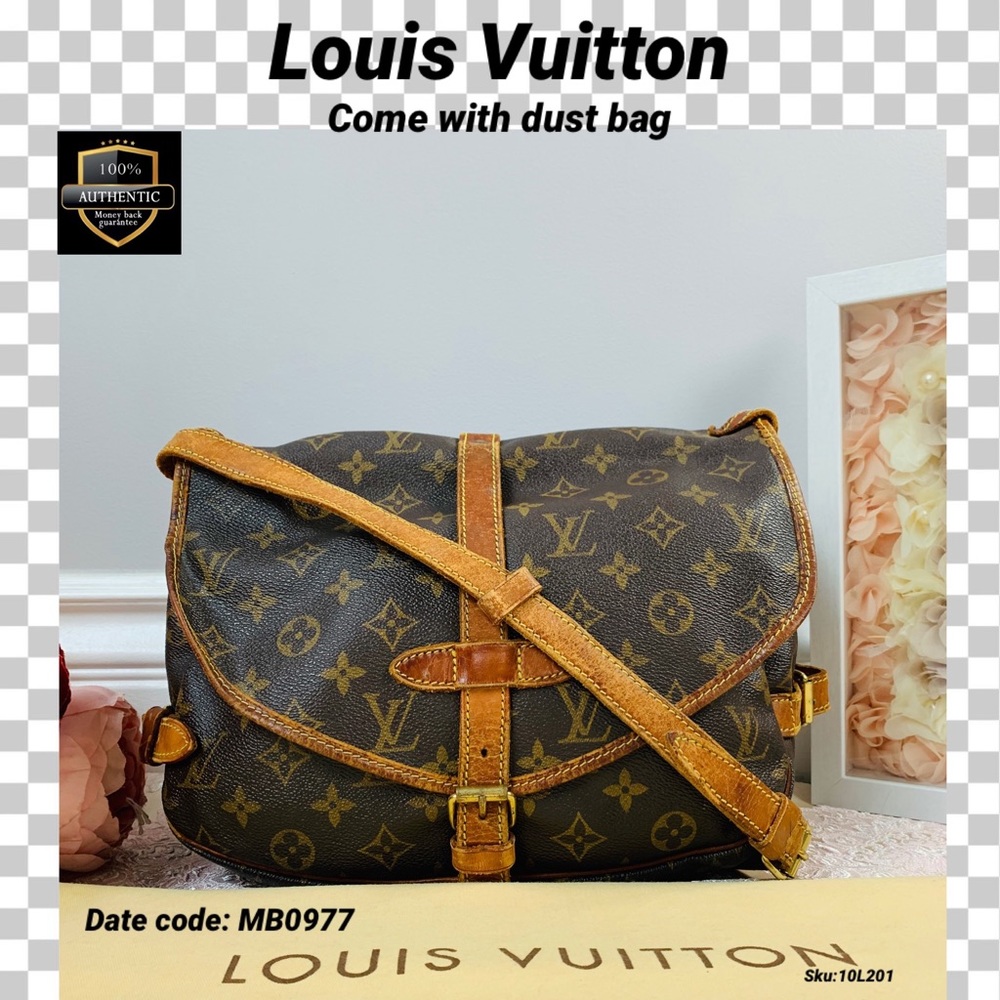 Louis Vuitton crossbody bag saumur 30 monogram